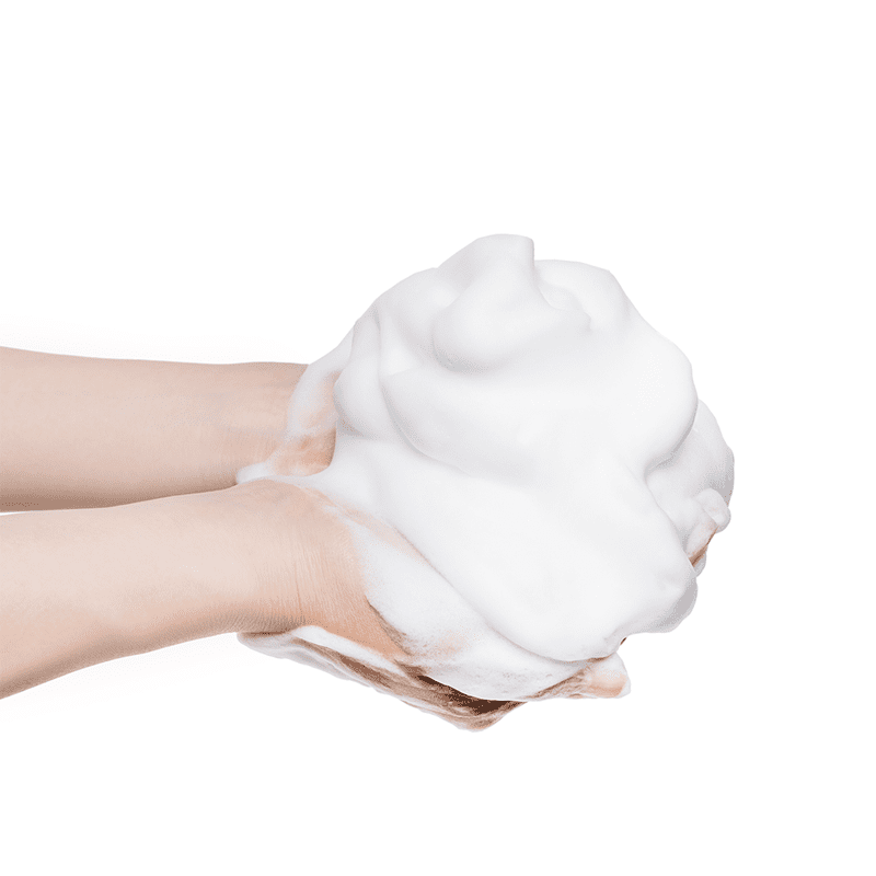 Moist Up Hyalurone Cleansing Foam texture